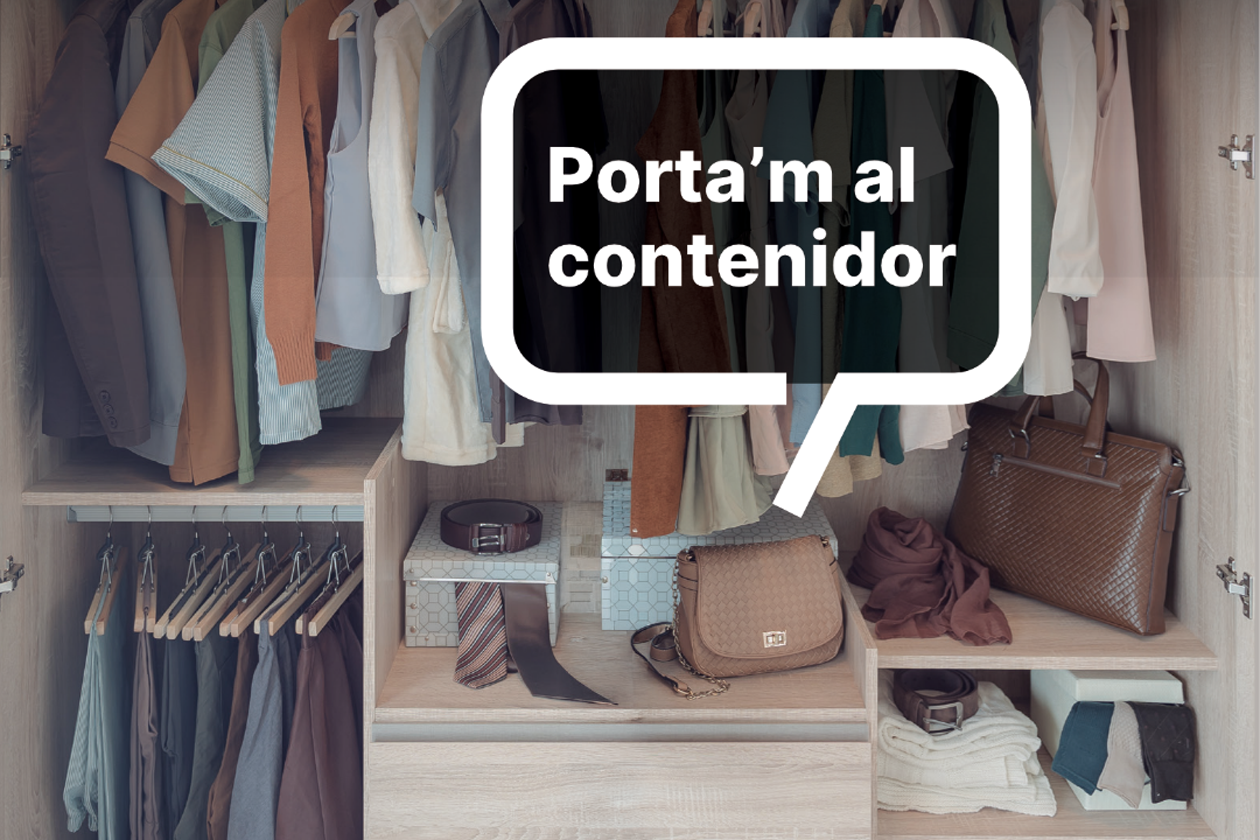 Imatge de la campanya de canvi d'armari FOTO: Ajuntament de Rubí