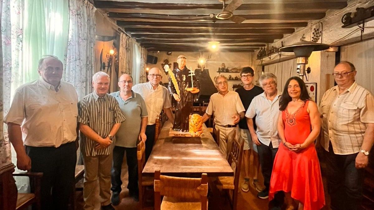 El Centre d'Estudis Rubinencs ha treballat per portar una rèplica de la talla a Sant Muç FOTO: CER-GCMR
