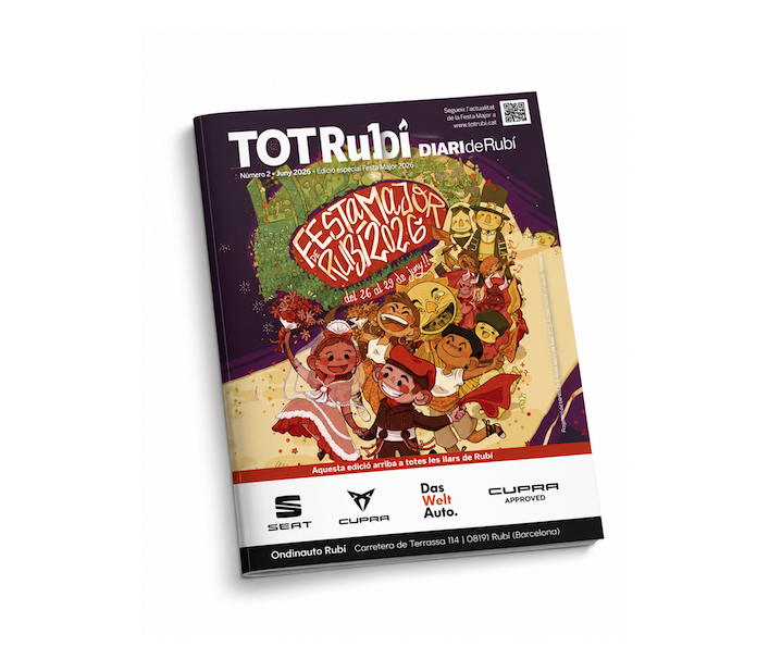 Portada del programa de la Festa Major del TOT Rubí  FOTO: Cedida
