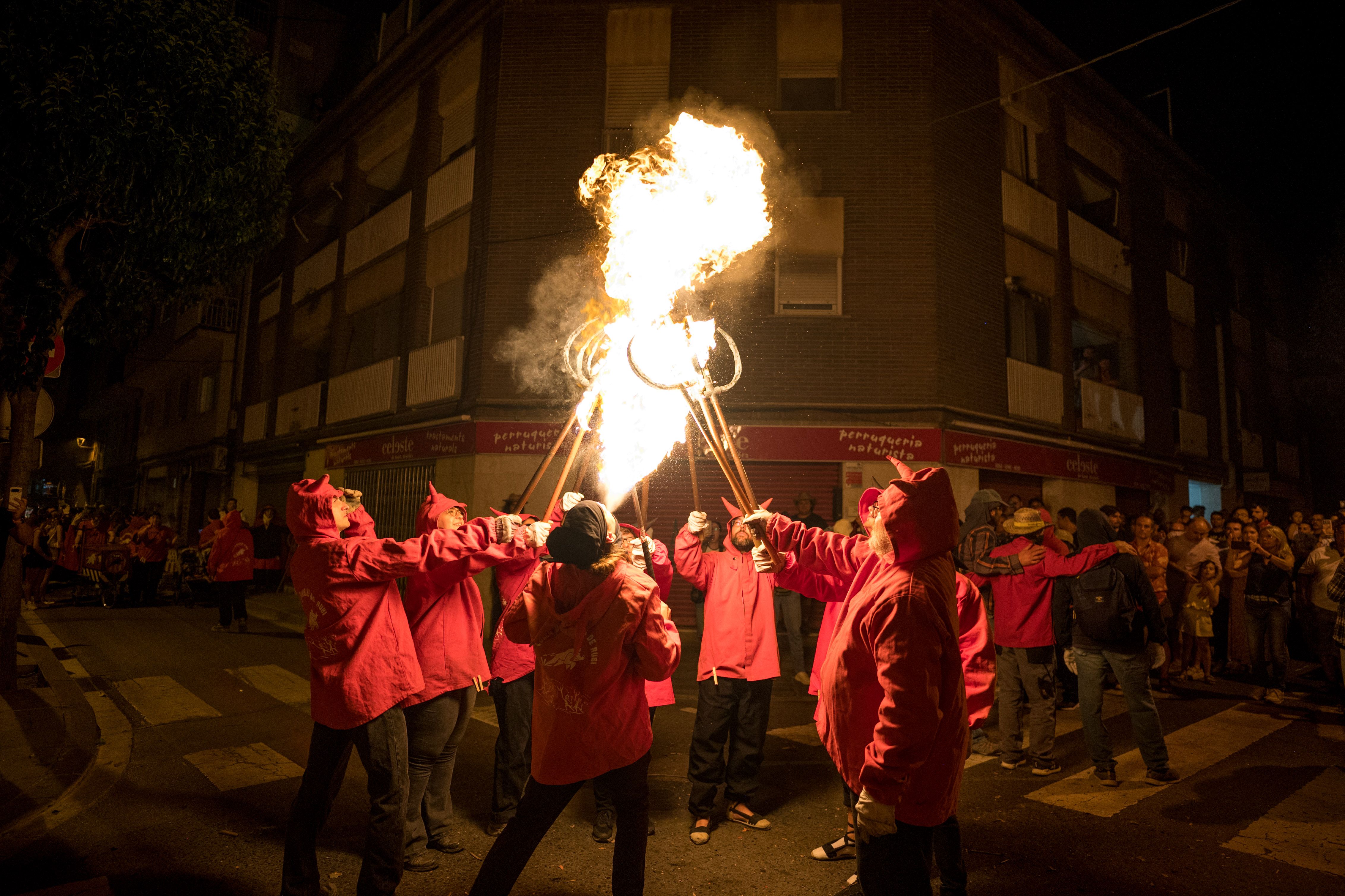 FOTOS | Correfoc de la Festa Major de Rubí 2026