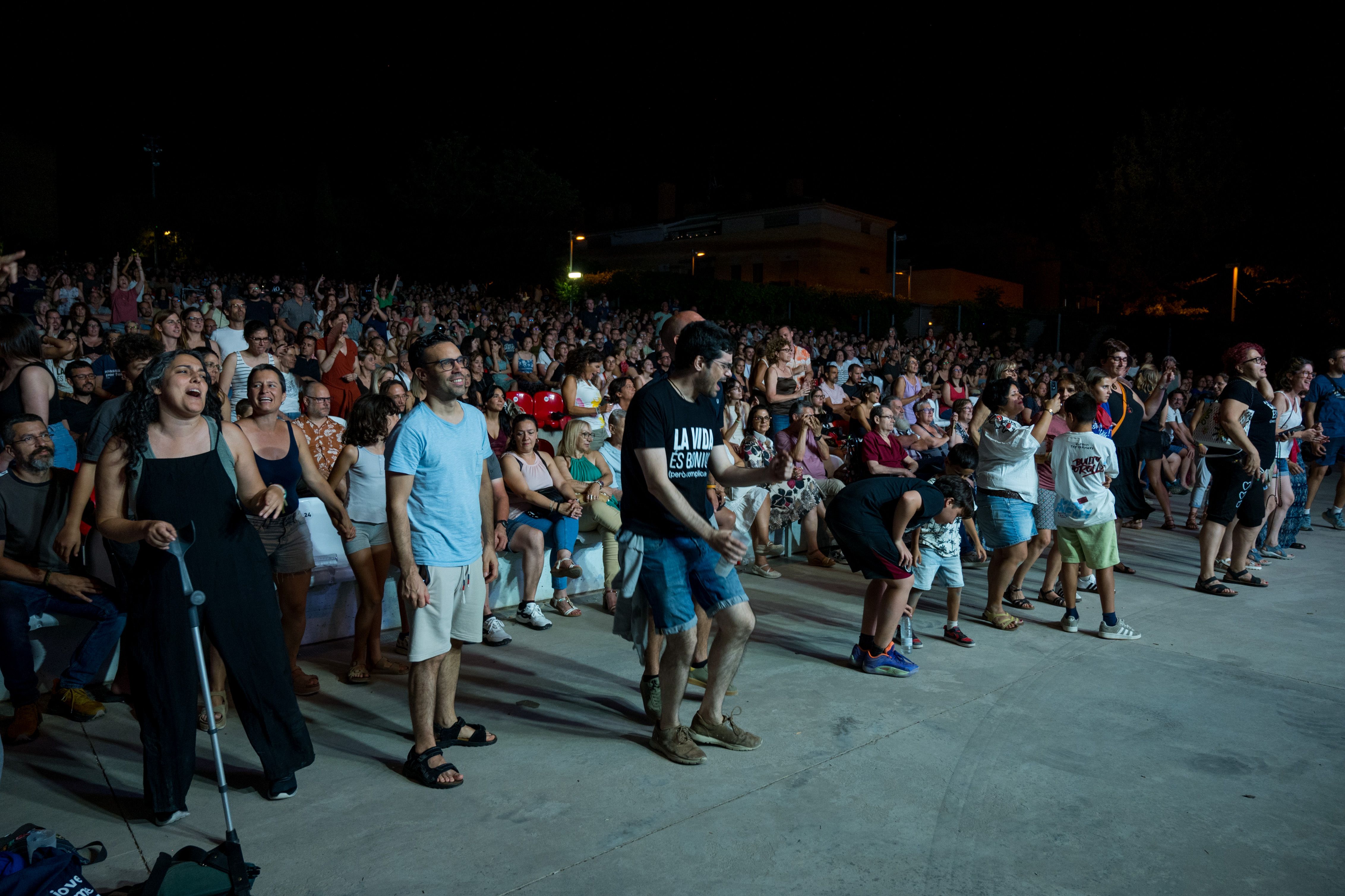 Concert d'Els Pets a l'amfiteatre del Parc del Castell FOTO: Carmelo Jiménez