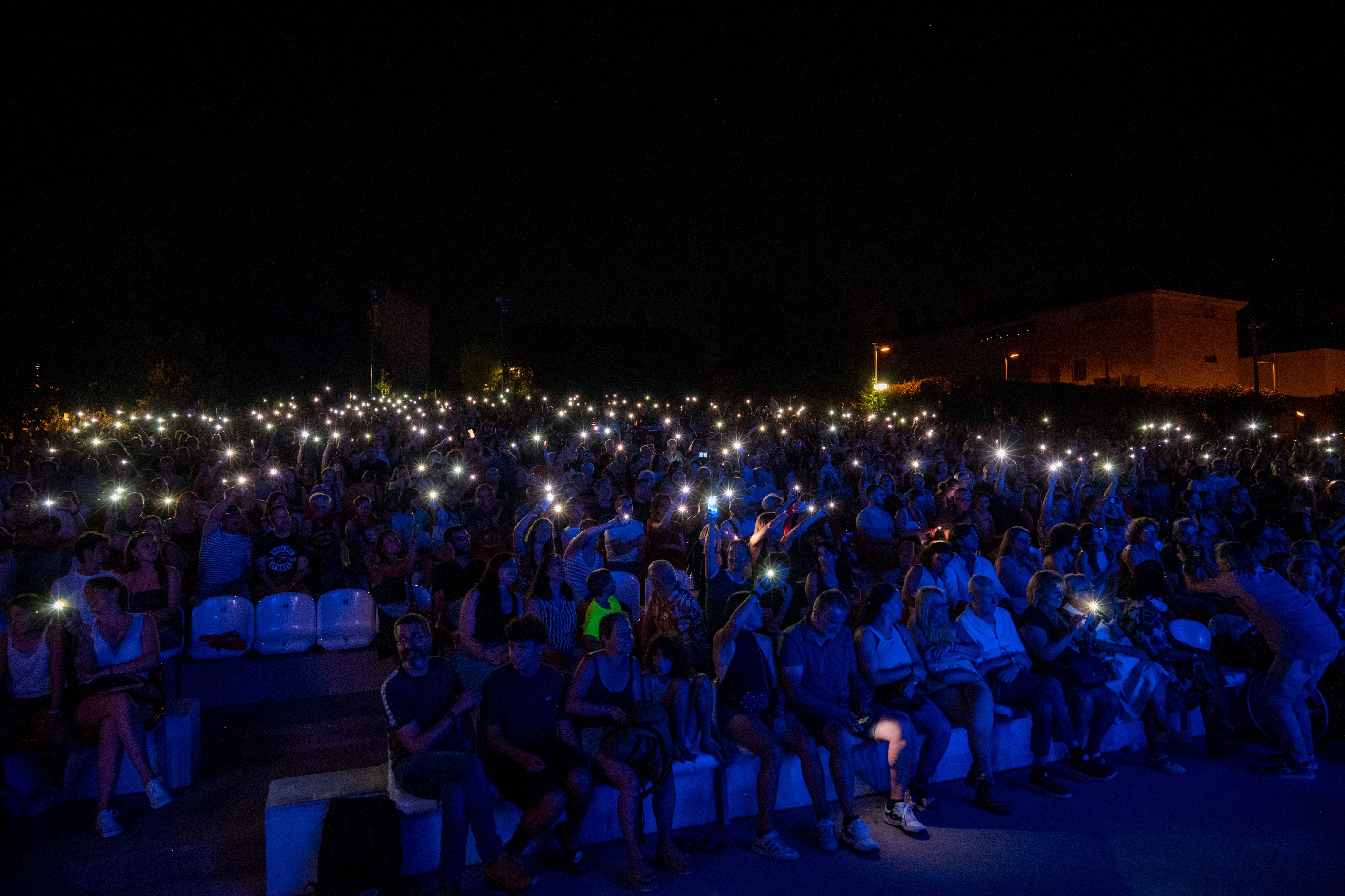 Concert d'Els Pets a l'amfiteatre del Parc del Castell FOTO: Carmelo Jiménez