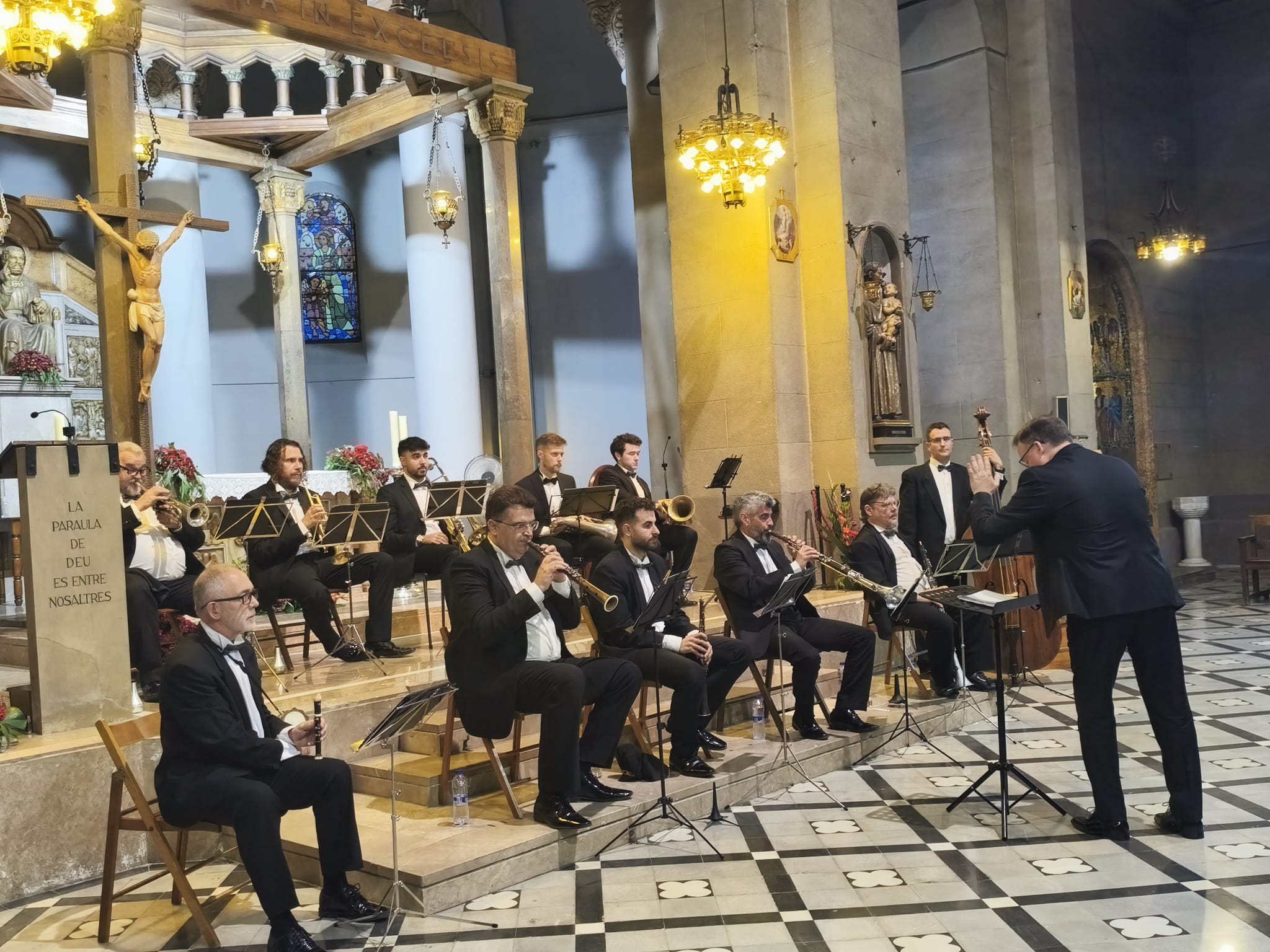 Concert de sardanes a l'Església amb La Principal de la Bisbal FOTO: J.A. Montoya