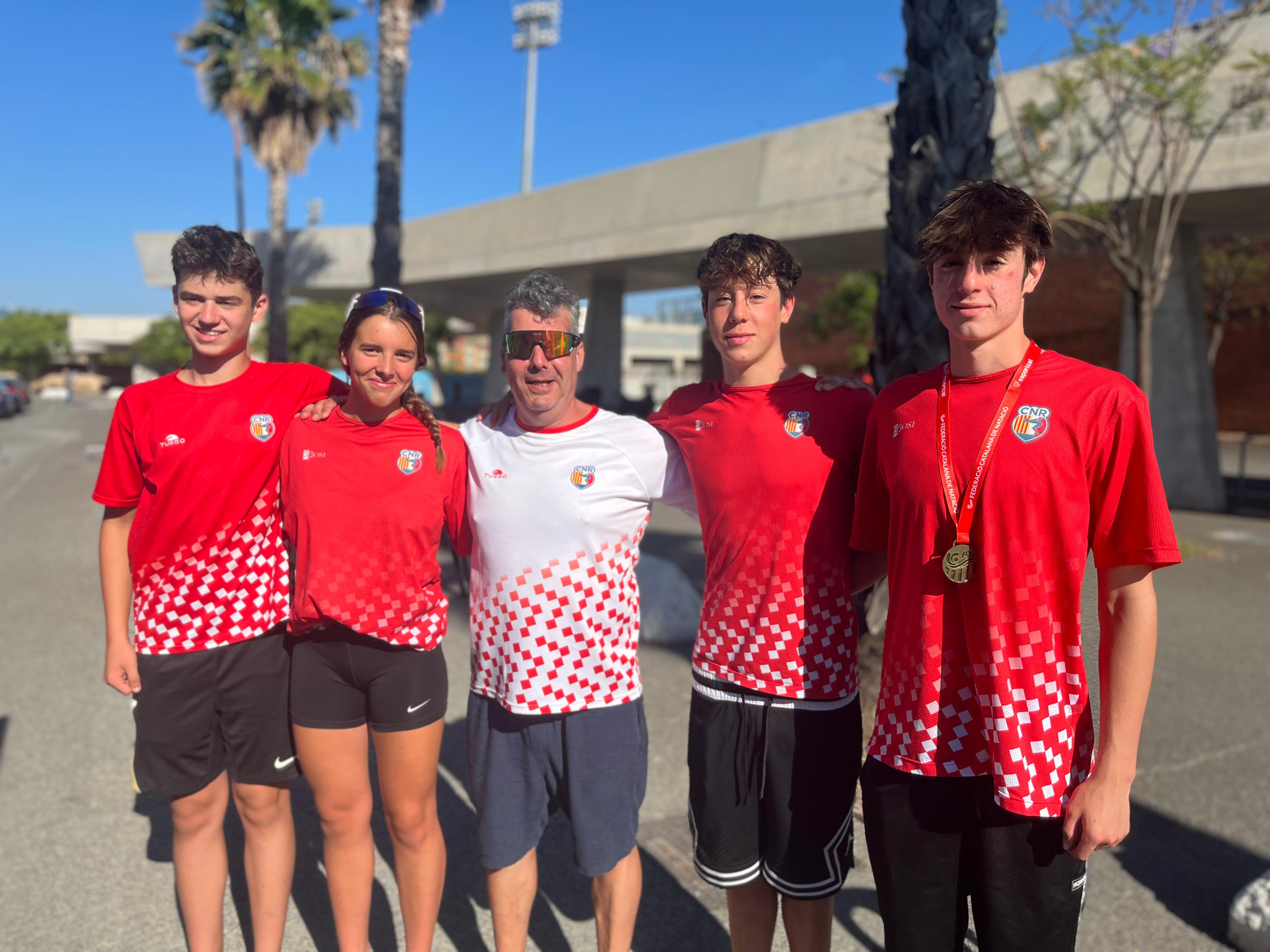 El CN Rubí s'emporta tres medalles al Campionat de Catalunya Infantil de Natació. FOTO: CN Rubí
