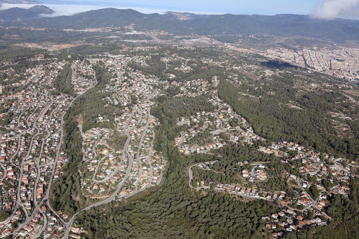 Vista d'ocell de les urbanitzacions de Rubí. FOTO: Ajuntament de Rubí