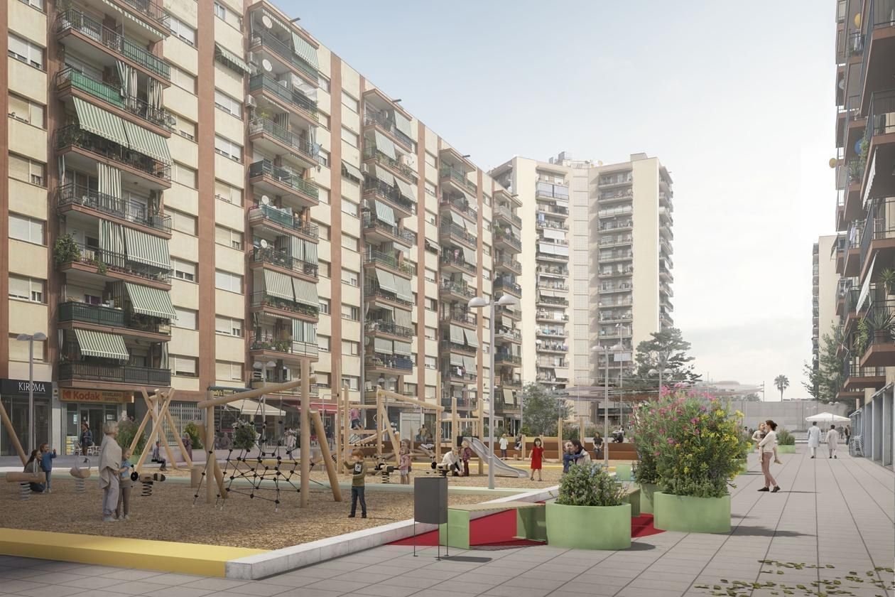 Imatge virtual d’una de les actuacions del projecte. FOTO: Ajuntament de Rubí
