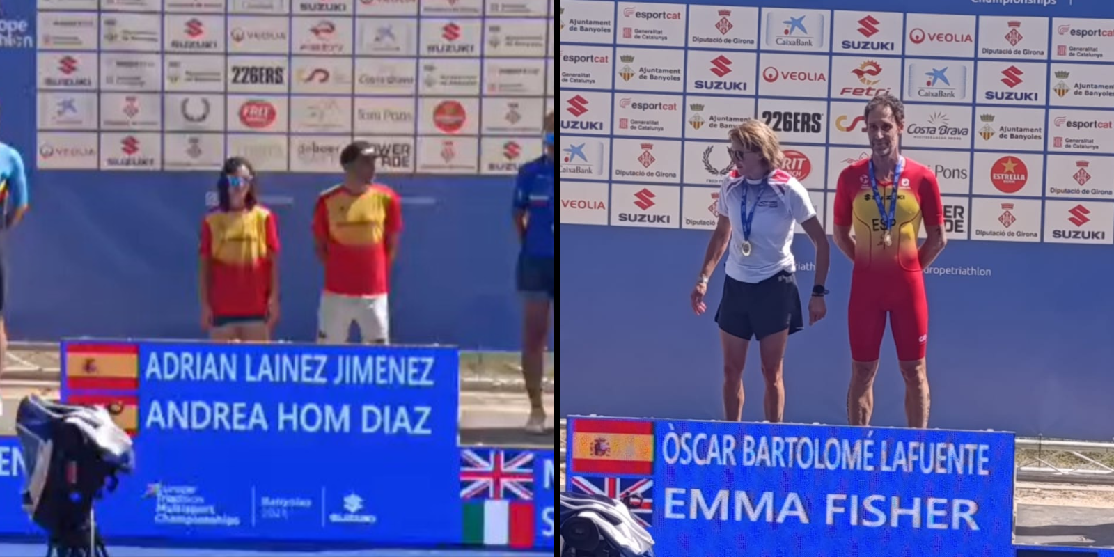 Dues medalles d'or europees marquen el cap de setmana del CN Rubí al triatló de Banyoles. FOTO: Cedida/CN Rubí