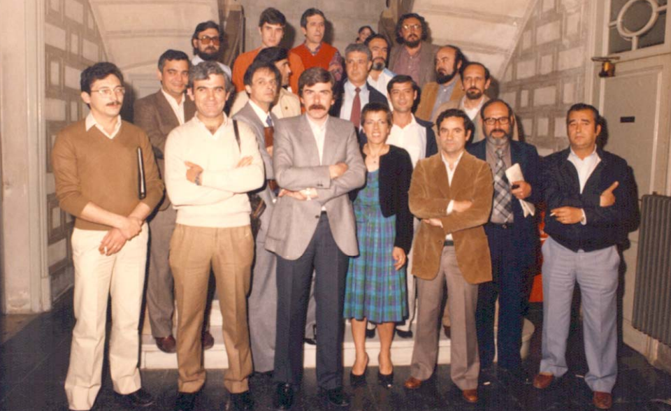 Els regidors del mandat 1983-1987 FOTO: Dossier '30 anys d'ajuntaments democràtics. Rubí: passat, present i futur'