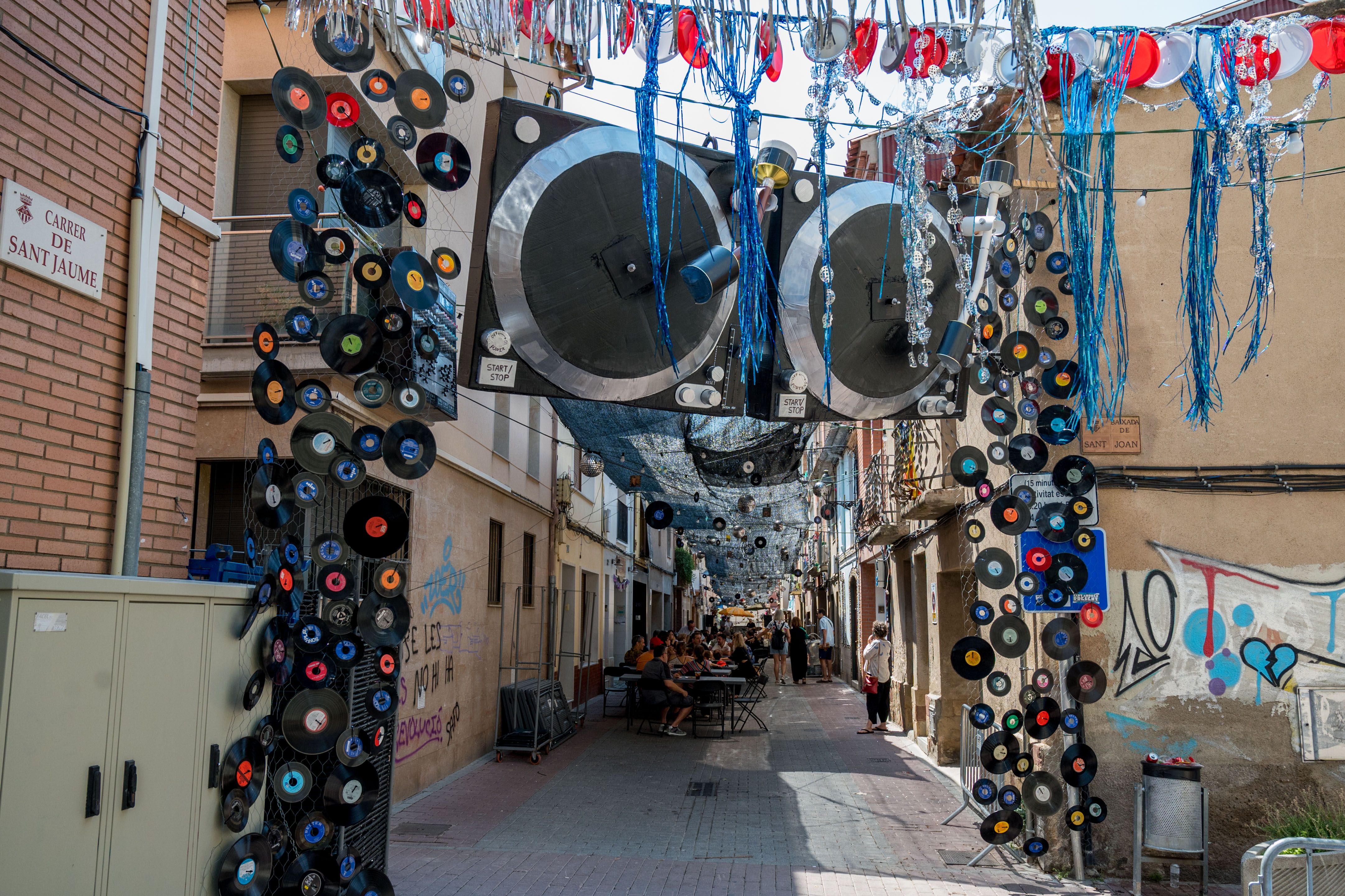 St. James Disco al carrer Sant Jaume FOTO: Carmelo Jiménez
