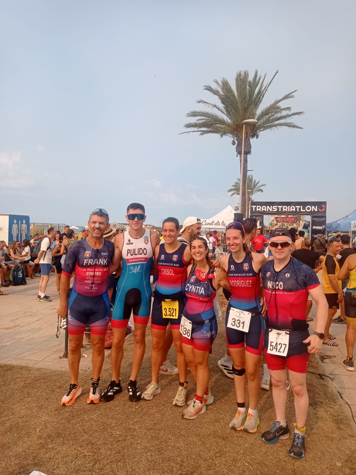 Bona actuació dels triatletes del Club al XIV Aquatló Sprint de Cunit. FOTO: Cedida