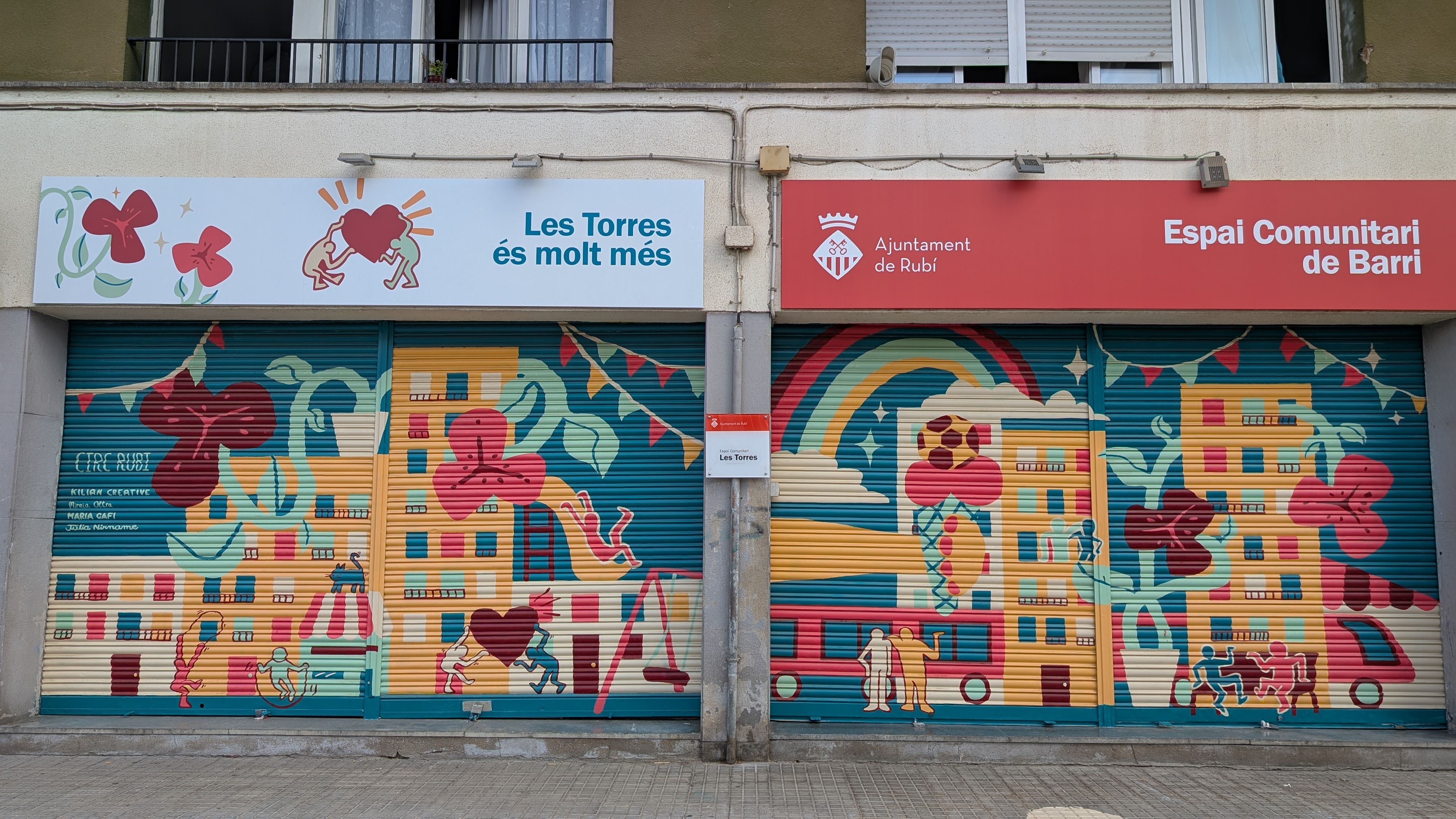 L'Espai Comunitari de Les Torres, al carrer Joan Puig FOTO: Marta Casas