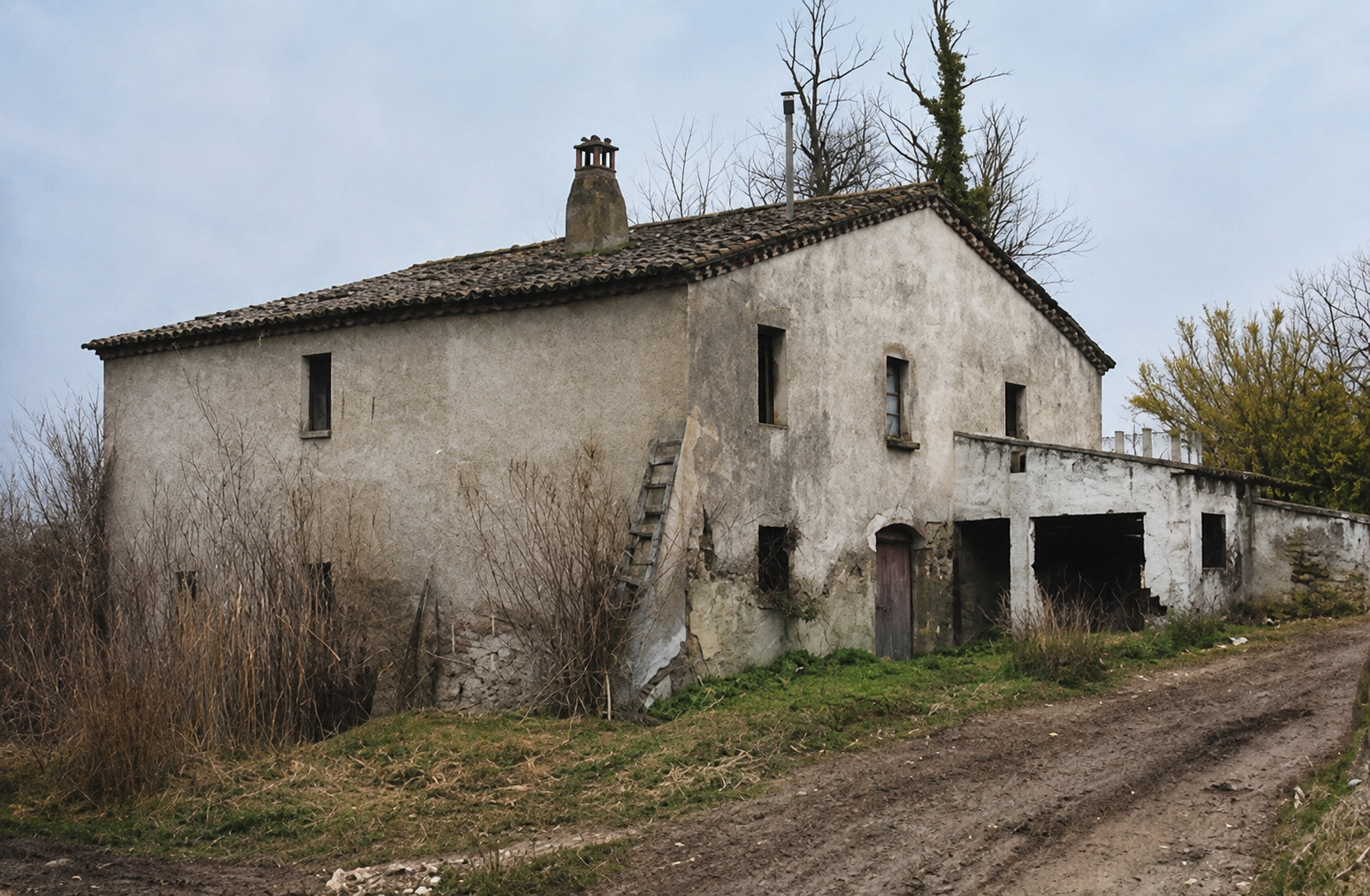 La desapareguda casa del Molí de la Noguera FOTO: Arxiu de la família Padrós-Sucarrats