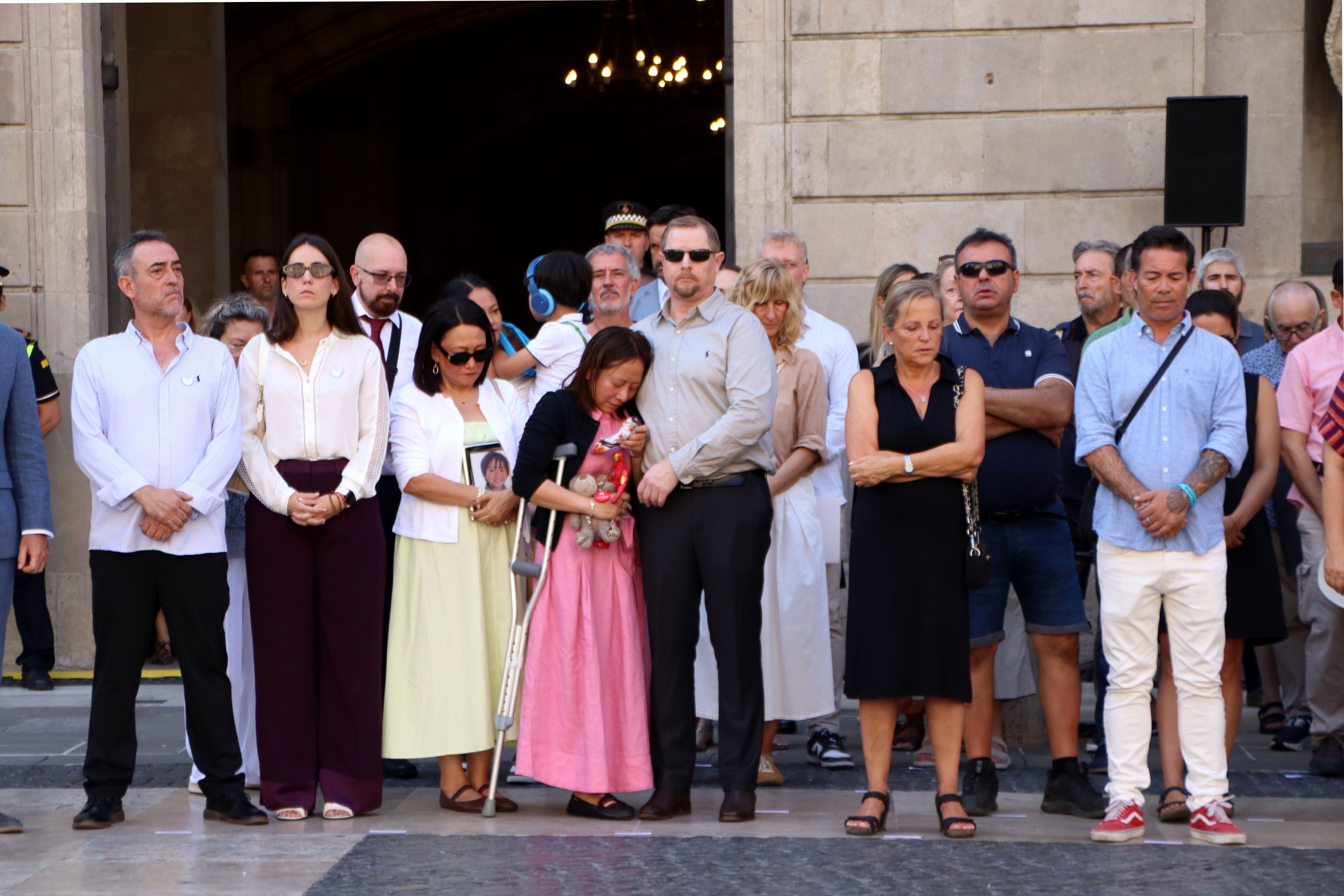 Familiars de les víctimes dels atemptats del 17 d'agost de 2017 FOTO: ACN/Blanca Blay