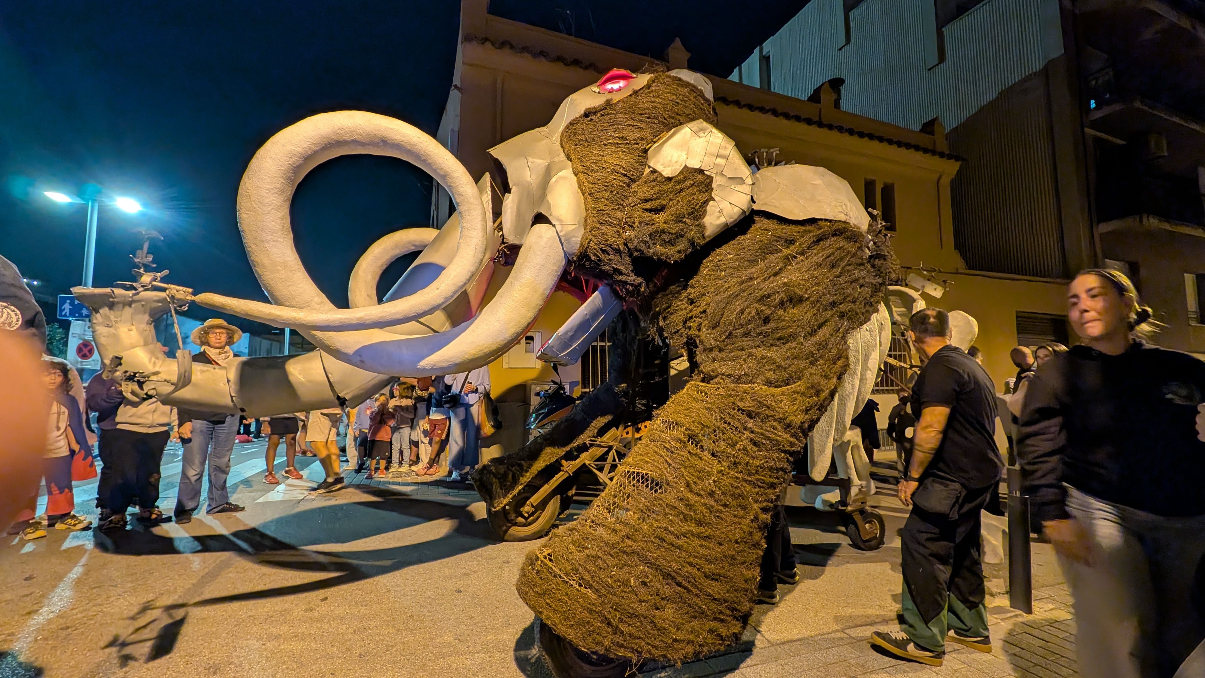 El Mamut Venux, la bèstia dels diables de Sant Vicenç dels Horts FOTO: Marta Casas