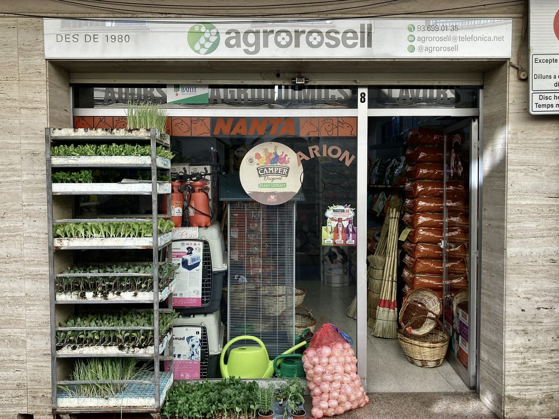 Agrososell és la teva botiga d'animals de Rubí. FOTO: Cedida