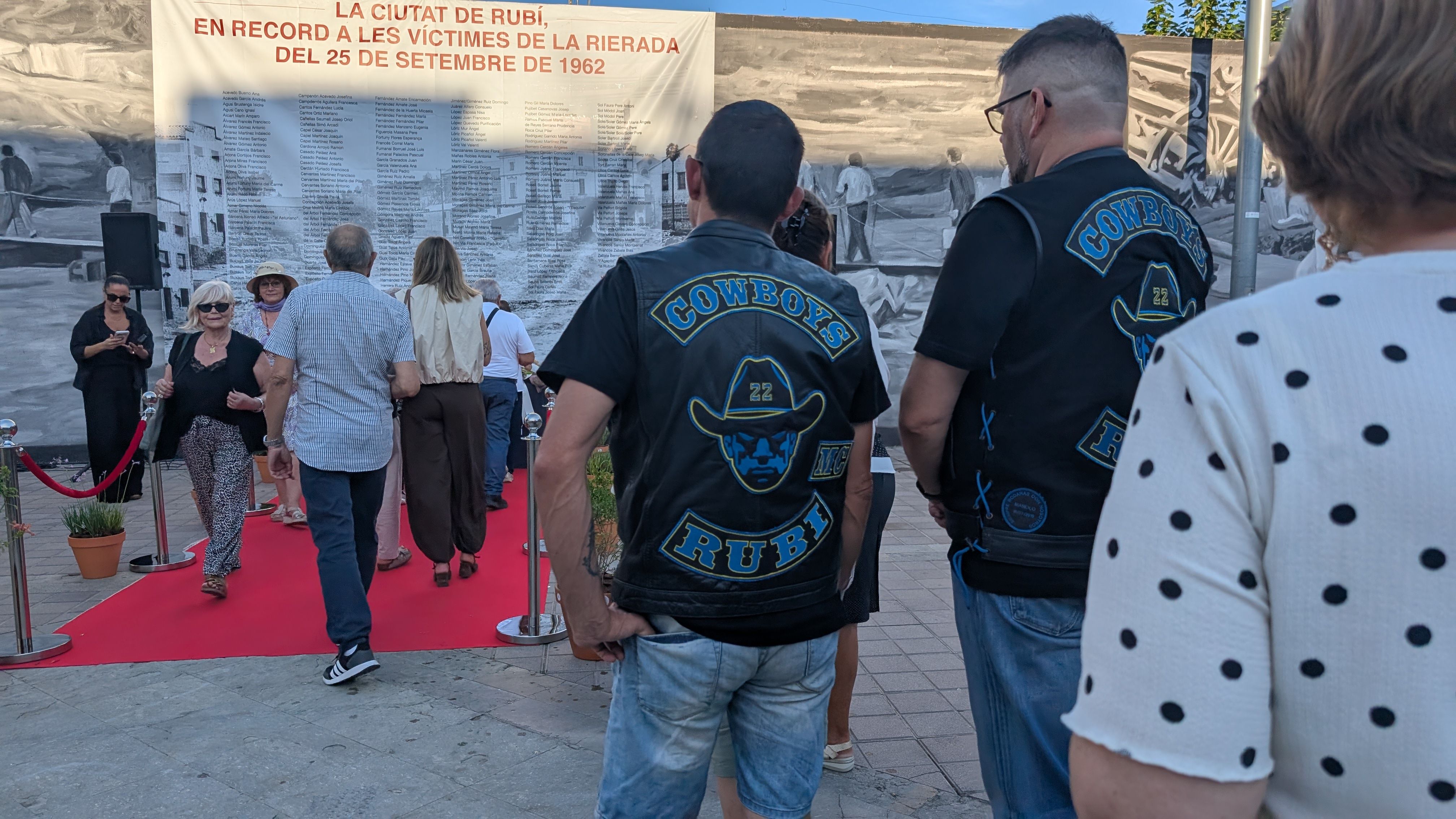 Homenatge a les víctimes de la Rierada FOTO: Marta Casas