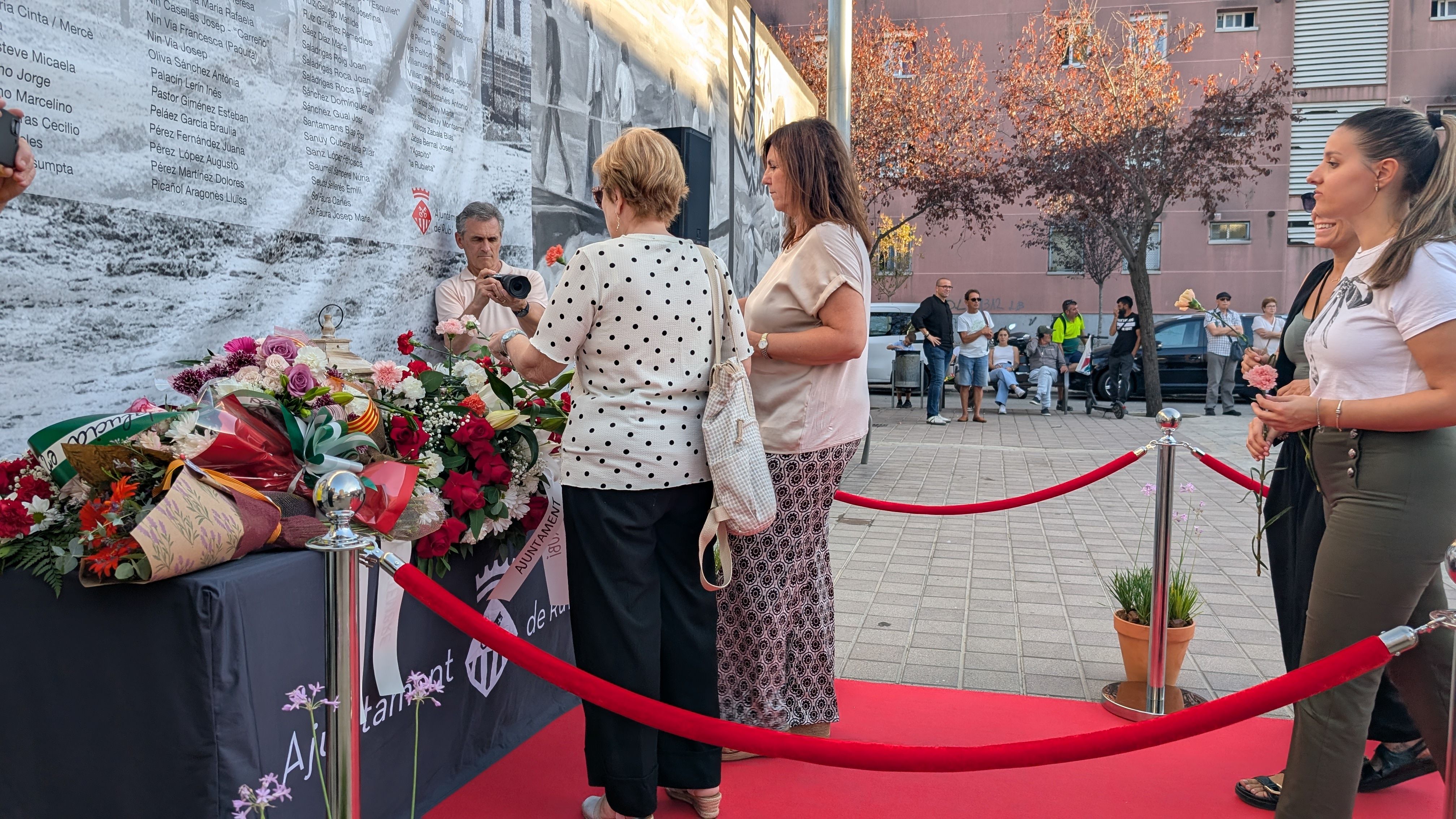 Homenatge a les víctimes de la Rierada FOTO: Marta Casas