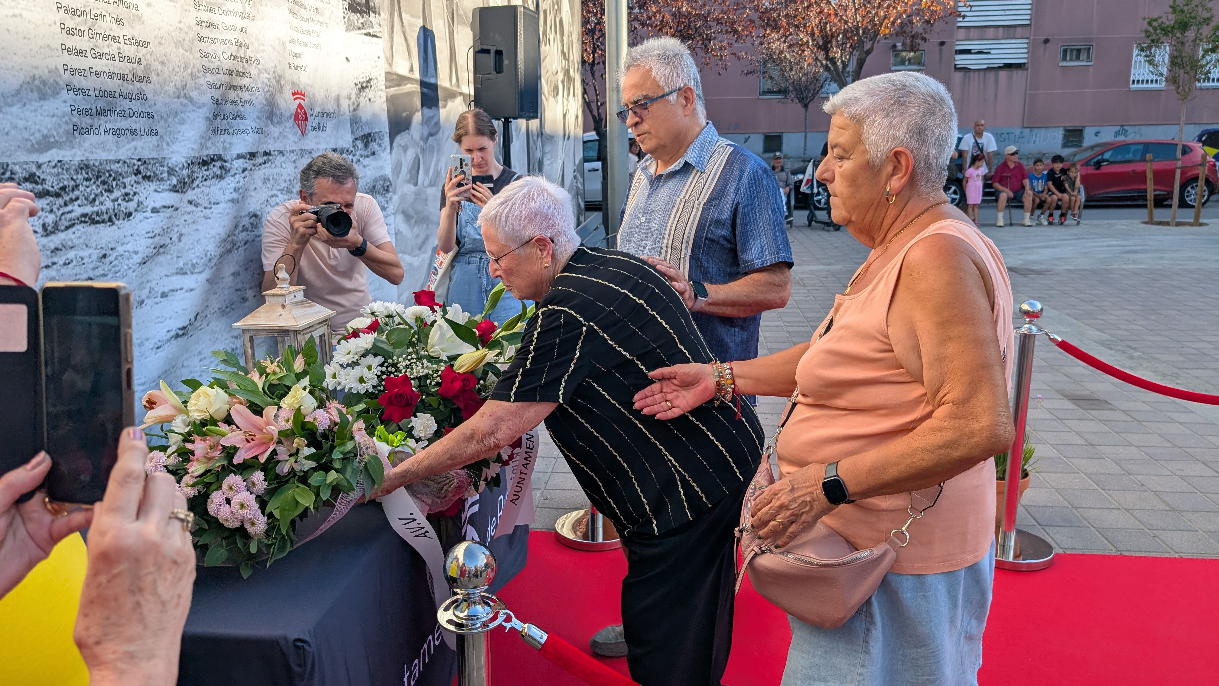 Homenatge a les víctimes de la Rierada FOTO: Marta Casas