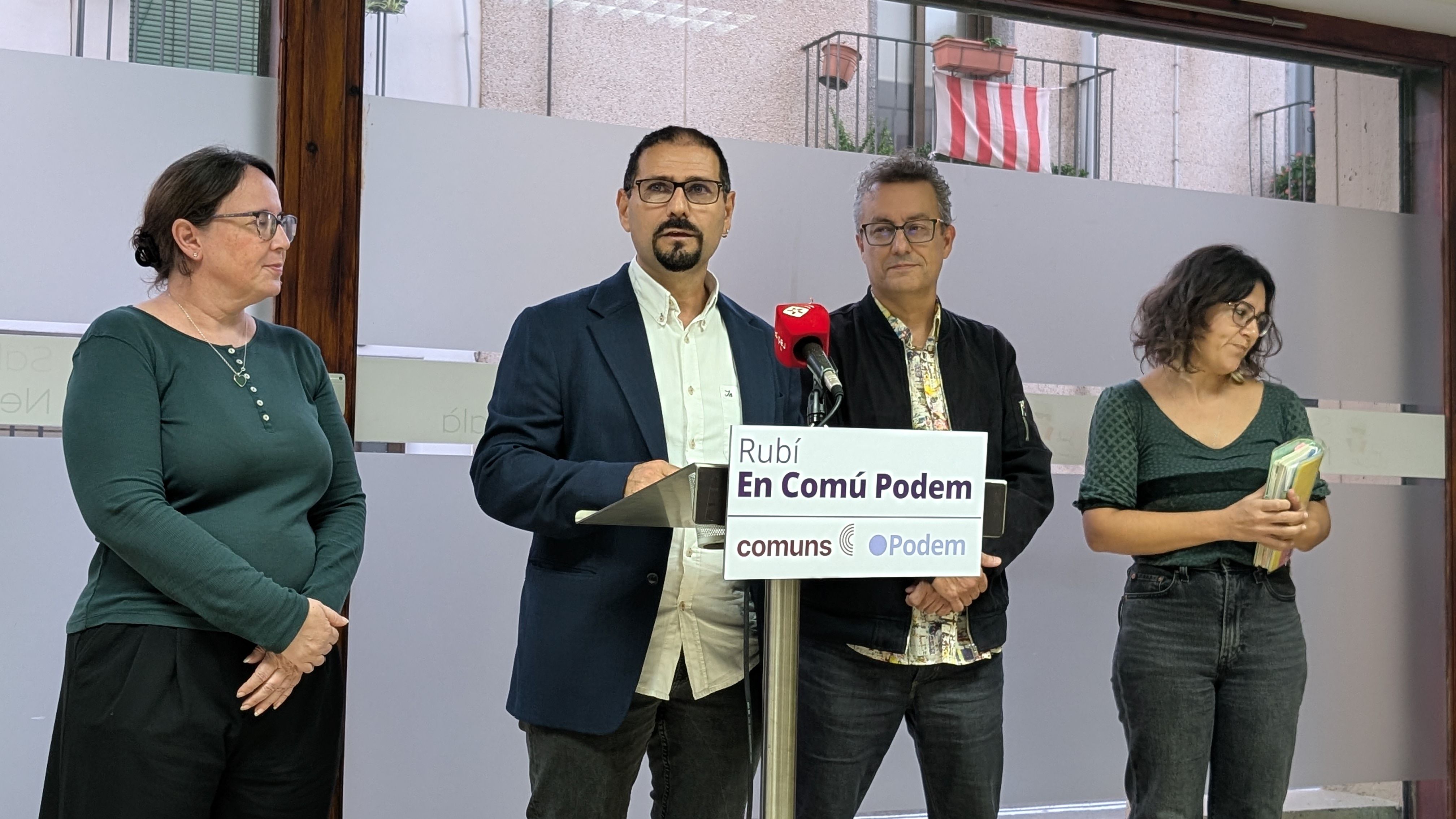 Jordi Arnaiz serà l'alcaldable d'En Comú Podem Rubí FOTO: Marta Casas