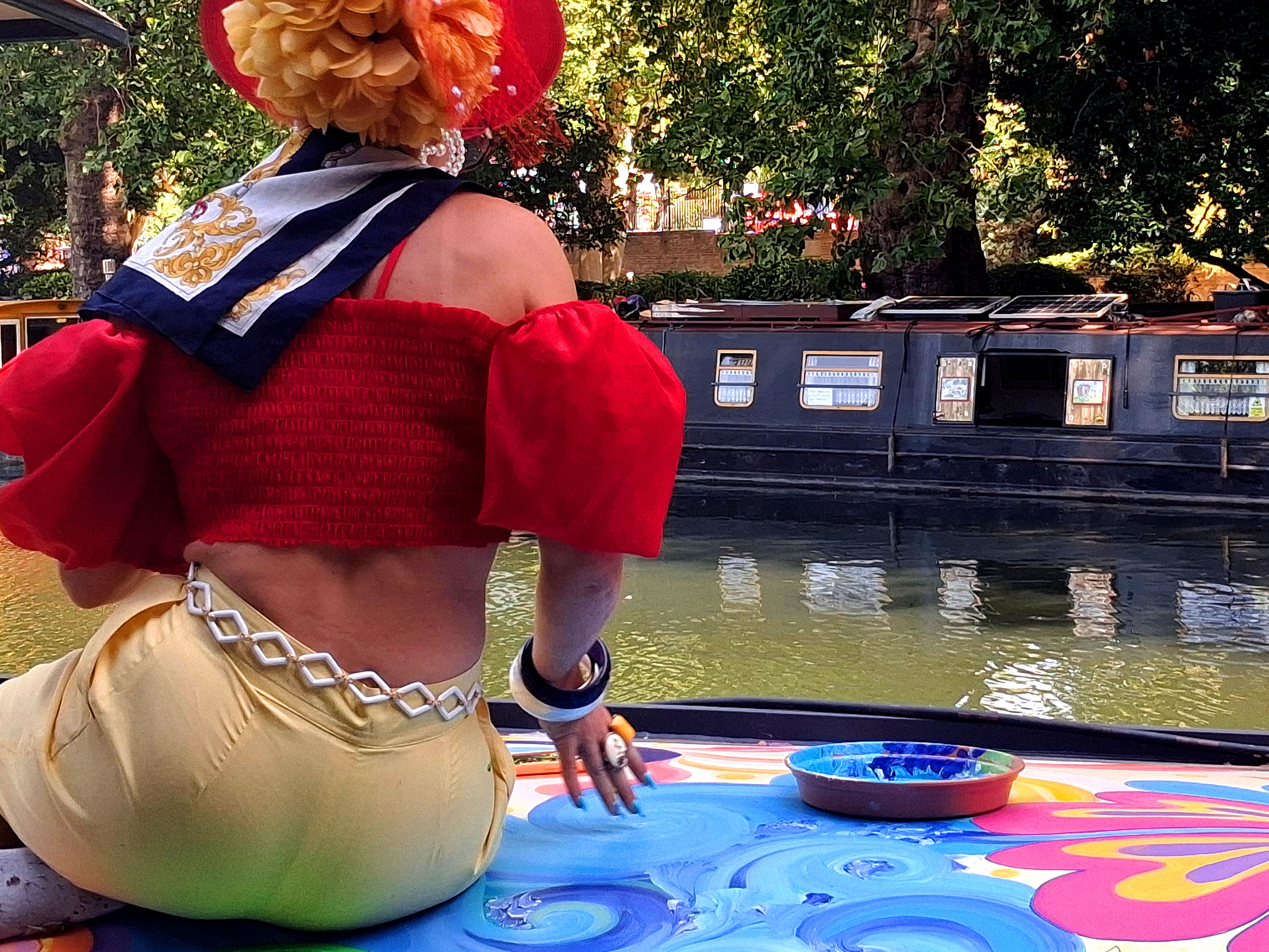 Pintant al riu · Little Venice,Londres FOTO: Mireia Cairo Quiroga