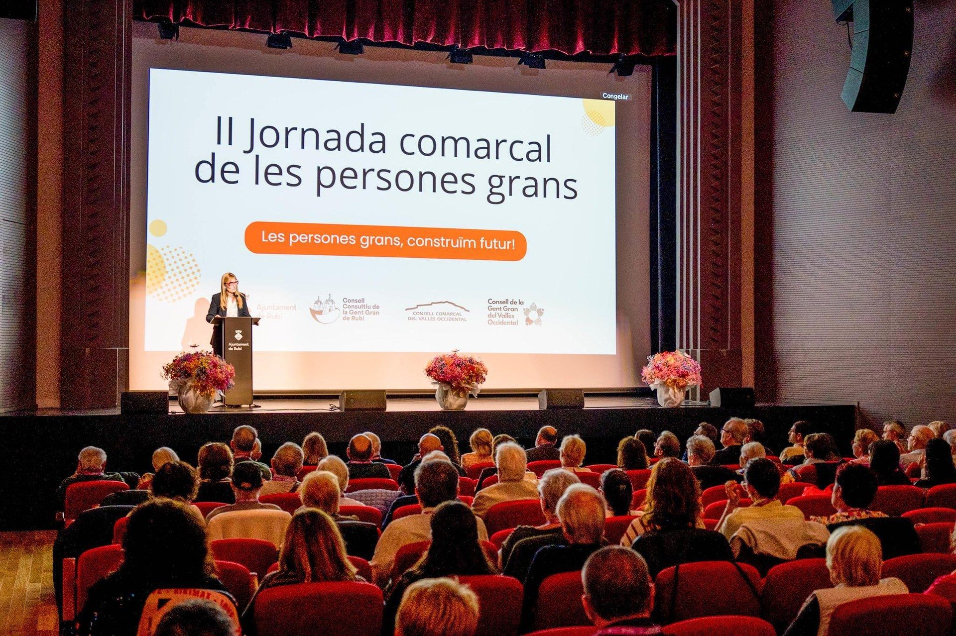 L'alcaldessa ha donat la benvinguda a la jornada FOTO: Ajuntament de Rubí - Localpres